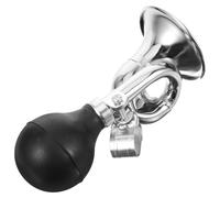 Tofficu Klaxon de Vélo Accessoire Vélo Pratique et Vintage en Métal et Caoutchouc Son Puissant Rétro Facile à Détacher, Compatible Guidon Gauche ou Droit