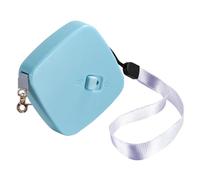 Tofficu Laisse Rétractable pour Petit Chien et Chat, Corde de Traction Nylon 2 Mètres, Bleu Carré, Laisse d'Extérieur Pratique et Compacte pour Promenade en Toute Liberté