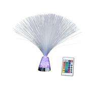 Tofficu Lampe Fibre Optique LED avec Télécommande, Veilleuse d'Ambiance Multicolore, Lampe Sensorielle Apaisante (Snoezelen) pour Chambre Enfant et Adulte, 34cm