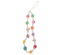 Tofficu Lanière à Perles de Style Fruit pour Téléphone Corde Suspendue Perte Accessoire Décoratif Compatible Appareils Électroniques