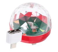 Tofficu LED Disco Ball Light USB Powered Stage Ball Light Sound Activated Karaoke Party Lamp For Home Bar Couleur Aléatoire