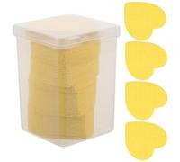 Tofficu Lingettes Démaquillantes Cœur 200 Pcs pour Ongles et Extensions de Cils, Coton Doux Non Pelucheux, Nettoyage Manucure Professionnel, Usage Unique, Voyage et Beauté