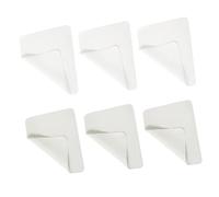 Tofficu Lingettes Nettoyantes pour Lunettes 6 Pièces Microfibre Douce Réutilisable Gris et Blanc Chiffon pour Verres, Écrans de Smartphone et Surfaces Vitrées, Entretien Maison et Voyage