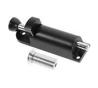 Tofficu Loquet de porte et fenêtre petit verrou à pêne boulon de porte Verrou à ressort Targette à ressort loquet à ressort boulon de barillet de glissière de porte Alliage de zinc Black