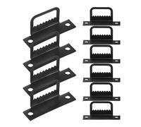 Tofficu Lot de 100 Crochets D'image Métalliques en L Dents, Supports Suspendre Robustes pour Accrocher Cadres Photo, Matériel de Fixation Pratique pour Tableaux Muraux, Outil de Bricolage