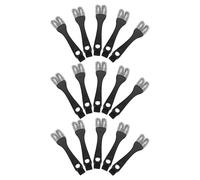 Tofficu Lot de 15 Brosses à Long Manche pour Cage à Oiseaux, Grattoir Métallique et Plastique, Brosse Fine pour Nettoyage Perchoirs et Grilles, Accessoire Polyvalent pour Entretien