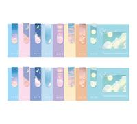 Tofficu Lot de 16 Marque-pages Magnétiques Décoratifs en Papier Magnétique, Styles Assortis, Clips Sensoriels Délicats pour Livres et Notes, pour Bureau, École et Loisirs Style Aléatoire