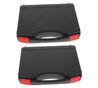 Tofficu Lot De 2 Boîtes À Outils Multifonctions Portables avec Compartiments pour Ranger Vos Outils Fournitures Mini Kit De Voyage Matériel De Rangement avec Conteneur Mobile en