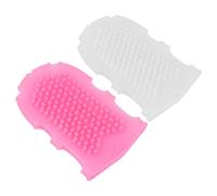 Tofficu Lot de 2 Brosses de Massage en Silicone Corps, Exfoliant Corporel Doux, Éponge de Spa, Format Compact, Outil pour Stimuler la Circulation Métabolisme