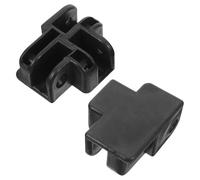 Tofficu Lot de 2 Connecteurs de Poteau pour Tente de Serrage Extérieure, Accessoires de Camping Universels en Matériau Robuste, Remplacement Facile pour Support de Mât de Canopée,