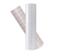 Tofficu Lot de 2 Films Autocollants en Pvc Transparent Quadrillé Bleu et Rouge 30x100 Cm, Film Vinyle Auto-adhésif pour Transfert Facile sur Surfaces Lisses, Accessoires de Bricolage DIY