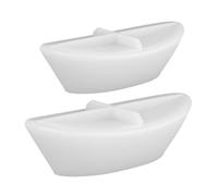 Tofficu Lot de 2 Moules en Silicone Blanc pour Maquette de Bateau, Moules Polyvalents pour Résine Époxy, pour Décoration Marine à Domicile et Usage Éducatif