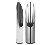 Tofficu Lot de 2 Pelles à Main en Acier Inoxydable pour Jardinage, Petite Pelle Multifonction pour Seau de Jardin, Outils de Rempotage Ergonomiques pour Creuser, Planter et Fertiliser -