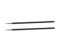 Tofficu Lot De 2 Pinceaux Fins Miniatures Pour Détails Fins Céramique Acrylique Peinture À Lhuile Sous Glaçure Matériau Robuste Design Portable