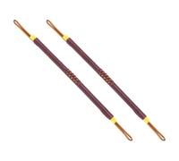 Tofficu Lot de 2 Poignées de Bouilloire en Céramique Tissées la Main Anse de Théière Chinoise de U Couleur Café Rond Accessoires de Remplacement pour Théière en Argile Usage la Cuisine