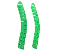 Tofficu Lot de 2 Protecteurs de Tronc D’Arbre en Plastique Vert, Tubes de Protection 4X40 CM et 5X40 CM, Protection Écureuils et Rongeurs, Fournitures de Jardinage pour Arbres Fruitiers
