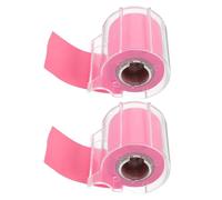 Tofficu Lot de 2 Rouleaux de Blocs-notes Autocollants Multifonctionnels Papier en Rouleau Collant 100% Adhésif, Couleur Rose Fuchsia, Format Pratique pour Bureau, École et Maison,