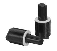 Tofficu Lot de 2 Set de Amortisseurs Charnières pour Siège de Toilette Intelligent, Mécanisme de Fermeture Lente, Butoirs Anti-collision Résistants à L'eau, Compatibles Bidet, Accessoires