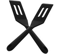Tofficu Lot de 2 Spatules en Silicone Résistantes Cuisine Ménagère, Mini Spatule Antiadhésive pour Poêles et Casseroles, Ustensiles Polyvalents pour Cuisson de Steak, Poisson et Œufs