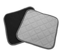 Tofficu Lot de 2 Tapis Lavables pour Cages d'animaux Petits, Doublure en Polyester Absorbante, Réutilisable 30 X 30 Cm Gris, Coussin Éducateur pour Cobayes et Hamsters, Toilette