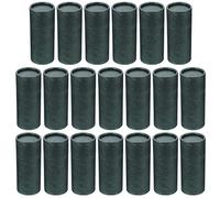 Tofficu Lot de 20 Boîtes Cylindriques en Papier Kraft pour Bouteilles D'Huile Essentielle Boîtes Cadeaux Écologiques pour Stockage De Thé Bâtons D'Encens Et Petits Articles 4.2X4.2X4.2 Pouces