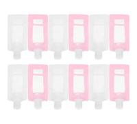 Tofficu Lot de 20 Sachets de Voyage pour Lotion et Shampoing 90ml, Pochette Étanche Portable en Pet Pa Pe Design Autoportant, pour Usage Extérieur