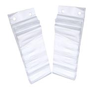 Tofficu Lot de 200 Housses Imperméables pour Parapluie Long 13X72 CM en Polypropylène Épais, à Parapluie Jetable Anti-Goutte pour Hôtel, Restaurant et Bureau, Pochette de Rangement