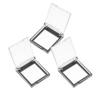 Tofficu Lot de 3 Protections pour Boutons 26mm Transparent avec Fond Noir Adhésif Double-face, Cache-poussoir Anti-poussière et Protection Sécurité pour Interrupteur Lave-linge,