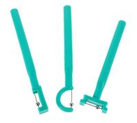 Tofficu Lot de 3 Set de Outils D'entraînement Langue pour Garçon et Filles, Plastique Sécurisé, Couleur Verte, Exercice Musculaire Buccal et Rééducation Parole, Entraîneur de Motricité