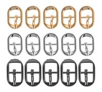 Tofficu Lot de 30 Boucles de Sangle Soi-même en Acier Inoxydable Barre Centrale, Pratiques et Détaillées, pour Accessoires de Maroquinerie et Paquet