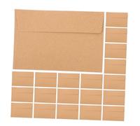 Tofficu Lot de 30 Enveloppes Kraft Brun Auto-adhésives Format 10,8 X 15,9 Cm, Résistantes aux Déchirures, pour Invitations de Mariage, Cartes Postales et Stockage Sécurisé