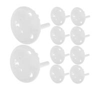 Tofficu Lot de 30 Protège-prises Électriques Sécurité Garçon et Filles, Plaques de Prise en Plastique Épais, Forme Ours, Cache-prise de Sécurité pour Bébé, Compatible Prises Européennes,