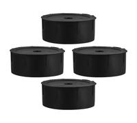 Tofficu Lot de 4 Bouchons pour Grattoir à Chat Embouts de Remplacement en Plastique Robuste Diamètre 70 Mm pour Montage D’Arbres à Chat Modulaires Accessoires pour Entretien et Réparation