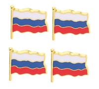 Tofficu Lot De 4 Broches En Carton Ondulé Badges En Tissu Broches En Métal Souvenirs Badges Vintage En Alliage De Zinc