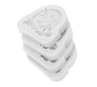 Tofficu Lot De 4 Petits Moules En Silicone Pour Biscuits Abeilles Biscuits Au Sucre Nid D'Abeille Fondants Sucre Gel De Silice Gris