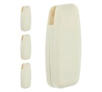 Tofficu Lot de 4 Poids de Chaîne pour Stores Enrouleurs et Verticaux, Accessoires en Pom Blanc, Poignée Carrée Ouverte pour Rideaux, Compatible Stores Romains et Volets, Quincaillerie