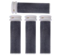 Tofficu Lot de 4 Têtes de Rouleau de Rechange Extra-grosses pour Lime Électrique à Pieds, Abrasives et Pivotantes à 360°, Compatibles Pédicure Électrique pour Élimination Rapide