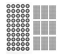 Tofficu Lot de 500 sprays de balayage 3D 10 mm pour imprimante 3D Points de suivi précis Marquage du point de référence Réflexion diffuse pour un suivi optique précis et une numérisation 3D