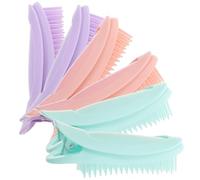 Tofficu Lot de 6 Pinces à Cheveux Duveteuses en Résine et Pp, Faciles à Utiliser Transporter, pour Donner du Volume aux Racines des Cheveux la Maison Voyage Couleur Couleur Aléatoire
