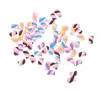Tofficu Lot De 60 Accessoires Diy En Poterie Colorés Pour Boîte à Crayons Créative, Mix De Formes Guimauve, Pour Loisirs Créatifs, Décoration Papeterie Et Fêtes, Assortiment Multicolore