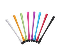 Tofficu Lot De 8 Stylets Capacitifs Universels pour Tablettes Et Smartphones, Design Ergonomique Mince, Pointes Précises pour Écriture Fluide, Usage Tactile Polyvalent, Couleurs Mixtes