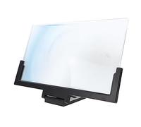 Tofficu Loupe d'Écran de Téléphone 8-14 Pliable Amplificateur 3D Support Compatible Smartphones Agrandisseur d'Écran Portable Films Couleur Noir