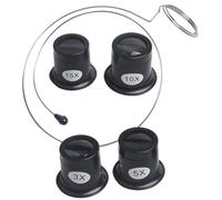 Tofficu Loupe Frontale Noire Confortable à Utiliser et Cadre en Métal Lentille en Verre et Réduisant Les Risques D'endommagement des Couleur Aléatoire pour Réparation de Montres