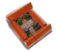 Tofficu Maison de Papier Unique pour Sacrifice des Ancêtres, Kit 3D Décoration Villa en Papier, Jeu de Rôle Rituel Funéraire, Usage Rituel et Cérémonie Traditionnelle, Exposition Villa