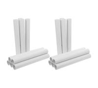 Tofficu Manchon de Bougie Installation Facile 18 Pcs Blanc en Pvc Léger Finition Mate Lisse, Compatible Douille E12 Candelabra pour Décoration Festive et Espaces Hôteliers