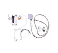 Tofficu Mitigeur Robinet Salle de Bain Acier Inoxydable Rotatif avec Affichage Numérique Température Chauffe Eau Instantané Secondes Mélangeur Eau Chaude Froide pour Lavabo