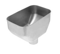 Tofficu Module de Collecte D'eau et Extension pour Gouttière en Acier Inoxydable de Pluie 89mm Finition Lisse pour Récupération D'eau en Extérieur