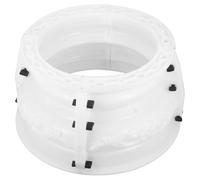 Tofficu Moule de Colonne Romaine Plastique pour Bricolage Compatible Béton Plâtre Décoration Élégante pour Portes et Bâtiments