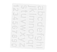 Tofficu Moule Silicone Réutilisable Chiffres et Lettres pour Résine Époxy DIY Bijoux Pâtisserie Glaçons