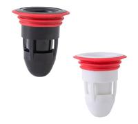 Tofficu Noyaux de Siphon de Sol en Silicone 2 Pièces Résistants aux Odeurs et Fuites Cuisine et Salle de Bain, Accessoires d'Évacuation d'Eau Solide et Anti-Insectes